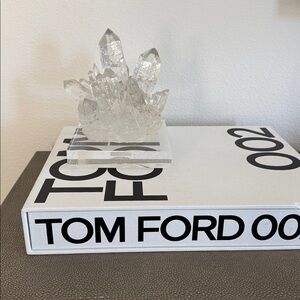 Williams Sonoma Acrylic Quartz Sculpture